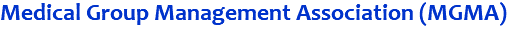 Medical Group Management Association (MGMA)